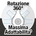 Portata massima pompa 530 L/h